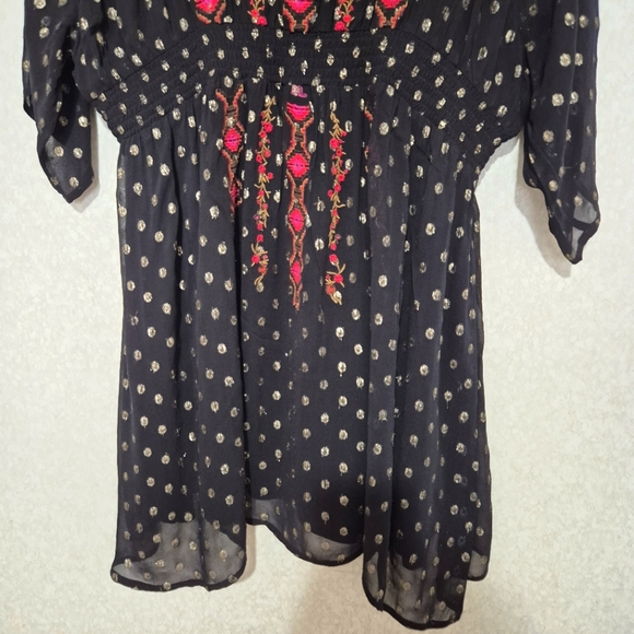 Shyanne Black Asymmetrical Embellished Mini Dress...SIZE:XL - Picture 7 of 16